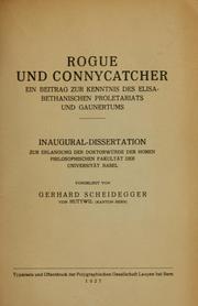 Cover of: Rogue und Connycatcher by Friedrich Gerhard Scheidegger