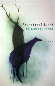 Cover of: Archetypal light: poems