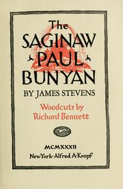 Cover of: The Saginaw Paul Bunyan by James Stevens