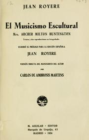 Cover of: El Musicismo Escultural