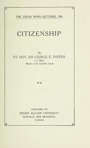 Cover of: Citizenship. --