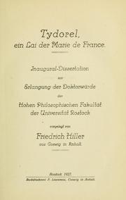 Cover of: Tydorel, ein Lai der Marie de France