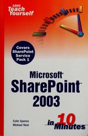 Cover of: Sam's teach yourself Microsoft SharePoint 2003 in 10 minutes
