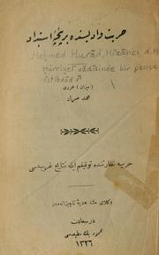 Cover of: Ḥürriyet vādīsinde bir pençe-i istibdād by Mizancı Murad