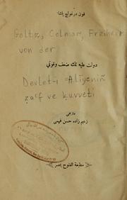 Cover of: Devlet-i 'Alīyeniñ ẓa'f ve ḳuvveti