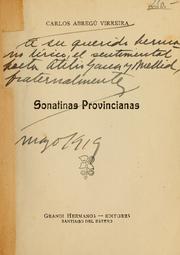 Cover of: Sonatinas provincianas by Carlos Abregú Virreira