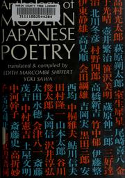 Cover of: Anthology of modern Japanese poetry. by Edith (Marcombe) Shiffert, Edith (Marcombe) Shiffert