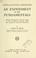 Cover of: An experiment in the fundamentals