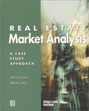 Cover of: Real Estate Market Analysis: A Case Study Approach