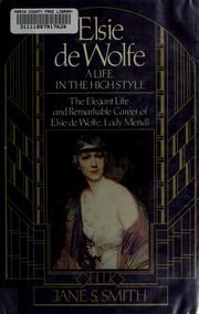 Cover of: Elsie de Wolfe: a life in the high style