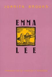 Cover of: Emma Lee by Juanita Brooks