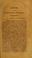 Cover of: [Letters from Mr. Madison to Messrs. Monroe and Pinkney. With their communications to the Secretary of State relative to the treaty concluded with the commissioners of His Britannic majesty, on the 31 December, 1806