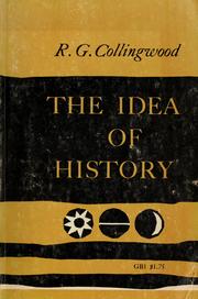 Cover of: The idea of history by R. G. Collingwood