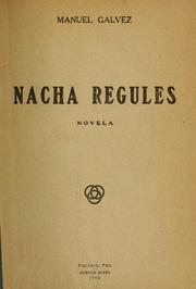 Cover of: Nacha Regules: novela