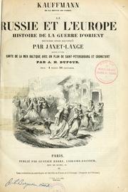 Cover of: Histoire de la Guerre d'Orient