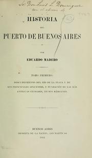 Cover of: Historia del puerto de Buenos Aires by Eduardo Madero