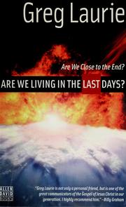 Cover of: Are We Living in the Last Days? by Greg Laurie