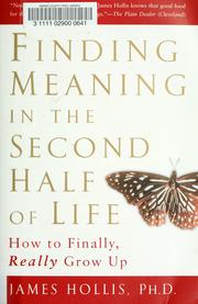 Cover of: Finding meaning in the second half of life by James Hollis