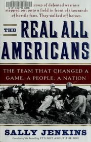 Cover of: The real all Americans by Sally Jenkins