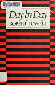 Cover of: Day by day by Robert Lowell