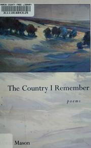 Cover of: The country I remember by Mason, David