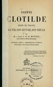 Sainte Clotilde, reine de France by J.-B.-H Monteil
