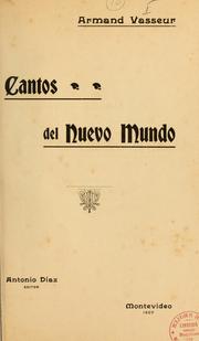 Cover of: Cantos del nuevo mundo