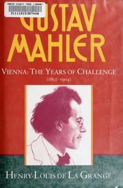 Cover of: Gustav Mahler