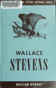 Cover of: Wallace Stevens.