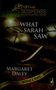 Cover of: What Sarah saw