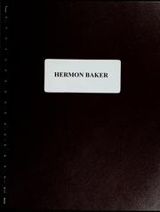 Cover of: Hermon Baker