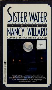Cover of: Sister water