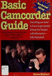 Cover of: Basic camcorder guide