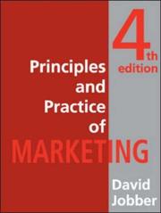 Cover of: Principles and Practice of Marketing by David Jobber