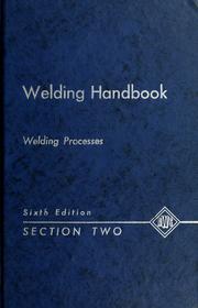 Cover of: Welding handbook: Applications of welding