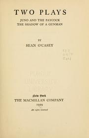 Cover of: Two plays by Sean O'Casey