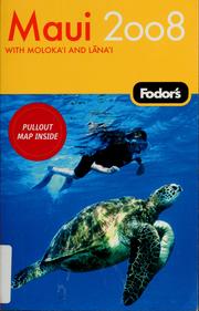 Cover of: Fodor's 2008 Maui: with Moloka'i and  Lānaʻi