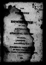 Cover of: The doctrines and discipline of the Methodist Episcopal Church in Canada | Methodist Episcopal Church in Canada