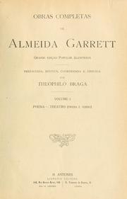 Cover of: Obras completas de Almeida Garrett by Almeida Garrett