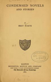 Cover of: Condensed novels by Bret Harte