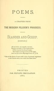 Cover of: Poems: A chapter from The modern pilgrims progress