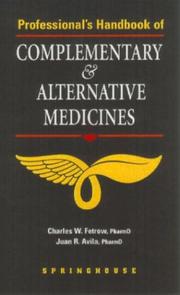 Cover of: Professional's Handbook of Complementary & Alternative Medicines