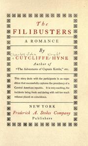 Cover of: The filibusters: a romance