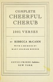 Cover of: Complete cheerful cherub: 1001 verses