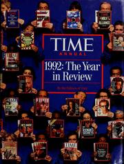Cover of: The year in review, 1992 by Time Inc