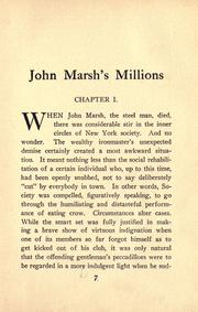 Cover of: John Marsh's millions: a novel