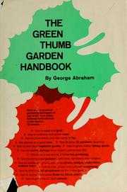 Cover of: The Green thumb garden handbook.