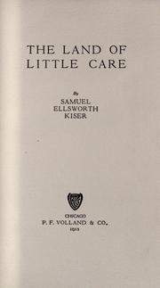Cover of: The land of little care