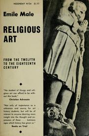 Cover of: Religious art: from the twelfth to the eighteenth century