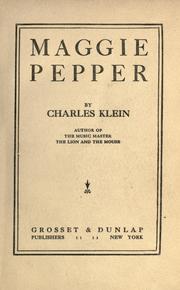 Cover of: Maggie Pepper